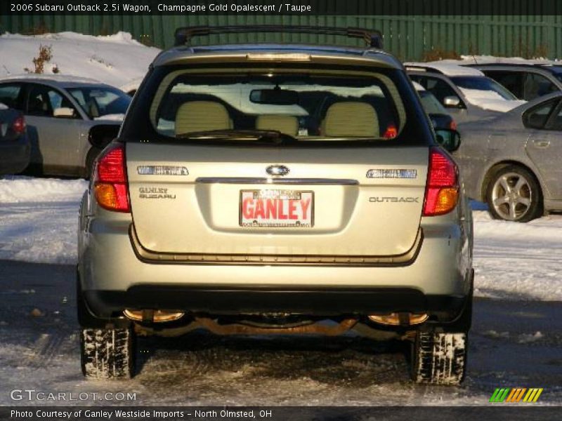 Champagne Gold Opalescent / Taupe 2006 Subaru Outback 2.5i Wagon