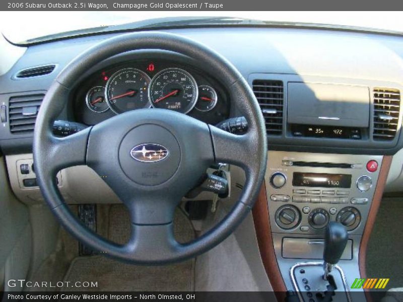 Champagne Gold Opalescent / Taupe 2006 Subaru Outback 2.5i Wagon