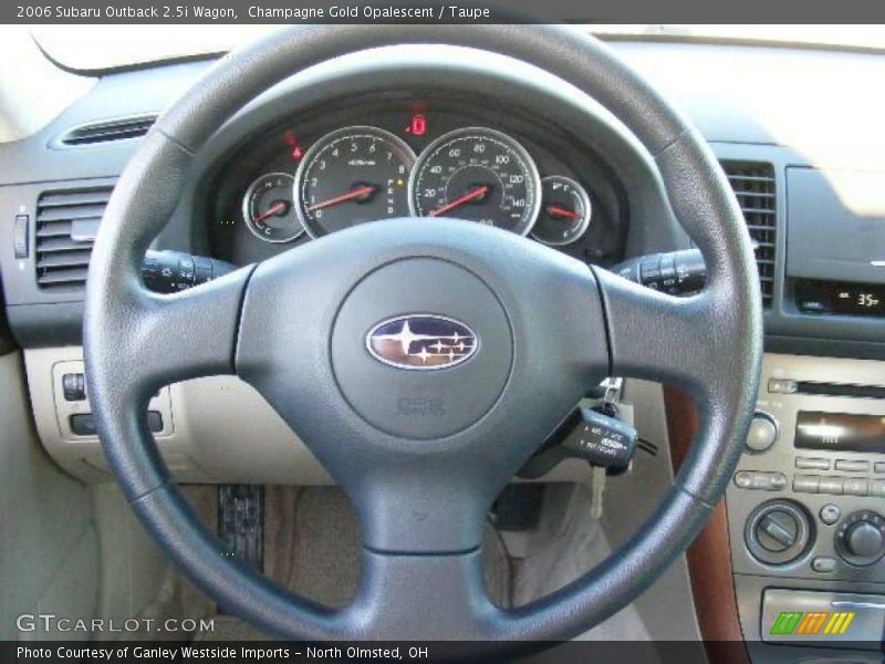 Champagne Gold Opalescent / Taupe 2006 Subaru Outback 2.5i Wagon