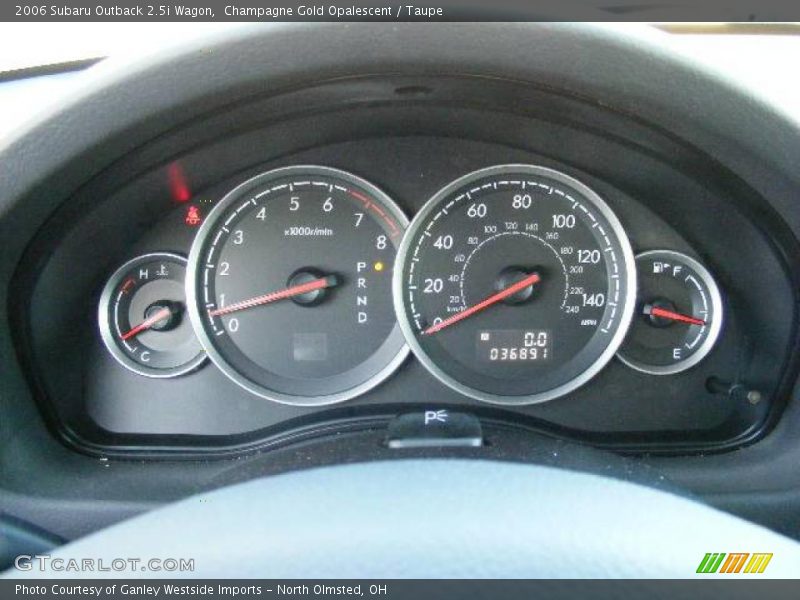 Champagne Gold Opalescent / Taupe 2006 Subaru Outback 2.5i Wagon