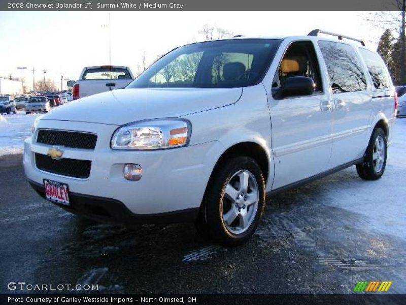 Summit White / Medium Gray 2008 Chevrolet Uplander LT