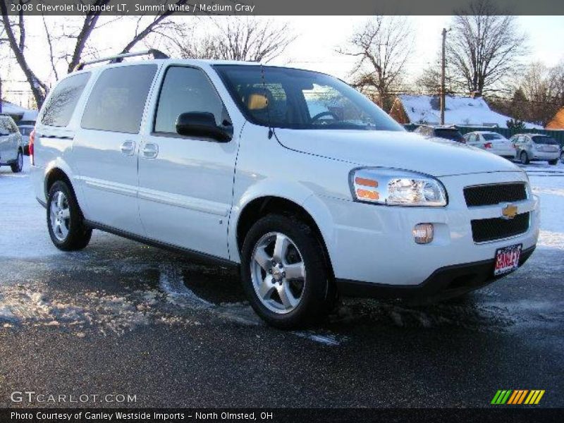 Summit White / Medium Gray 2008 Chevrolet Uplander LT