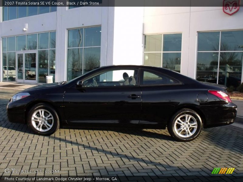 Black / Dark Stone 2007 Toyota Solara SE V6 Coupe
