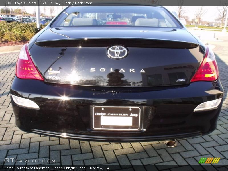 Black / Dark Stone 2007 Toyota Solara SE V6 Coupe