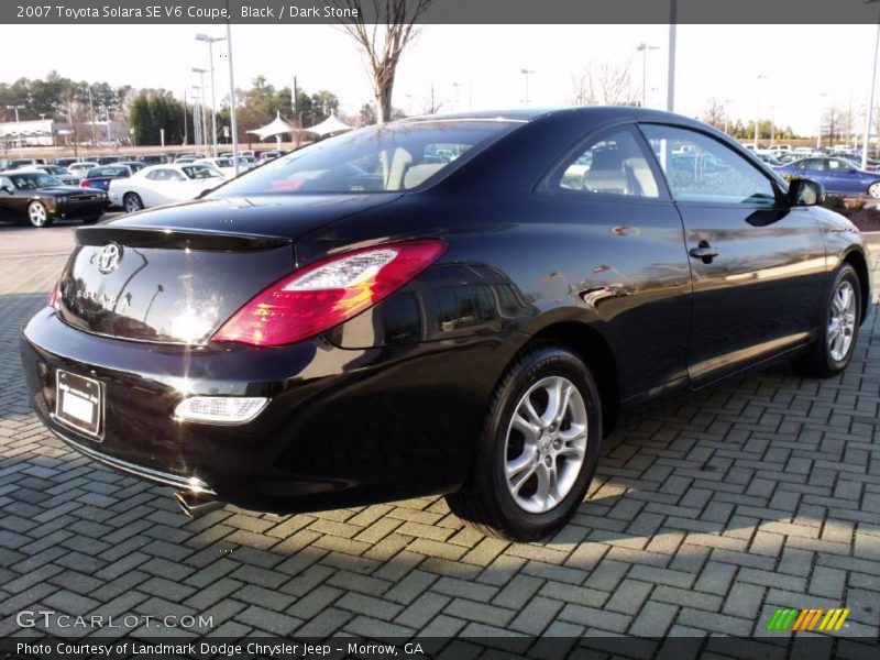 Black / Dark Stone 2007 Toyota Solara SE V6 Coupe
