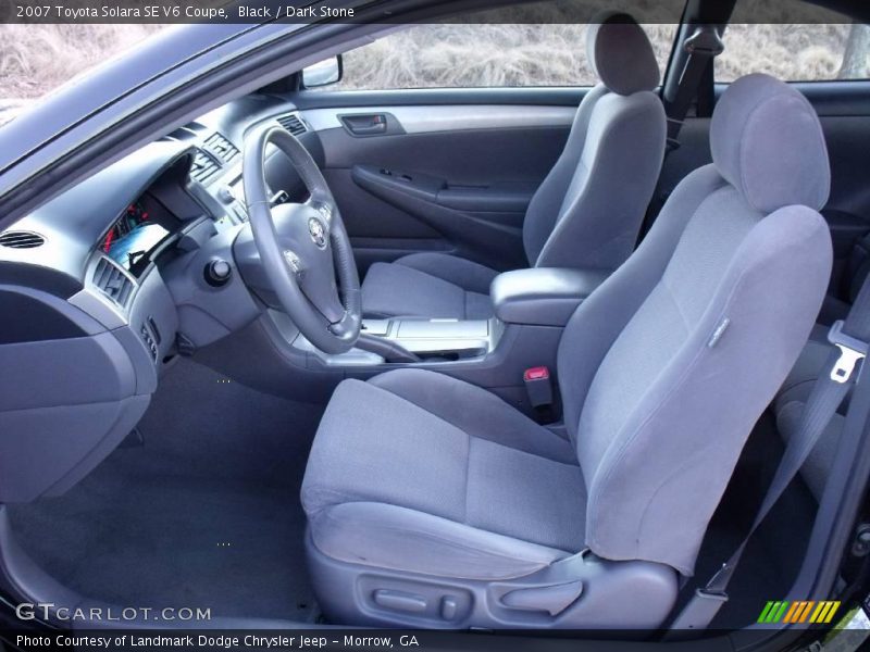 Black / Dark Stone 2007 Toyota Solara SE V6 Coupe