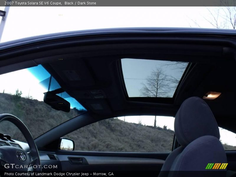 Black / Dark Stone 2007 Toyota Solara SE V6 Coupe