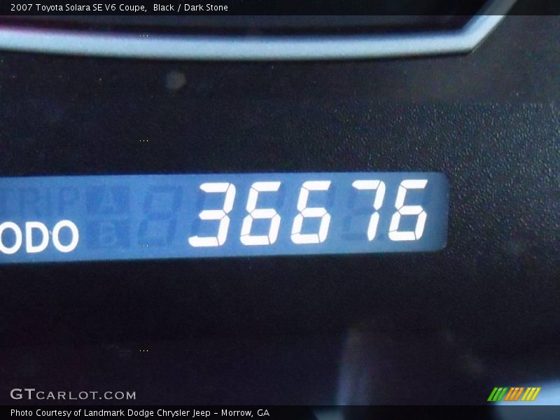 Black / Dark Stone 2007 Toyota Solara SE V6 Coupe