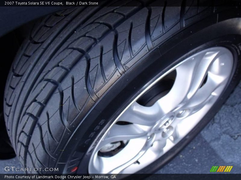 Black / Dark Stone 2007 Toyota Solara SE V6 Coupe