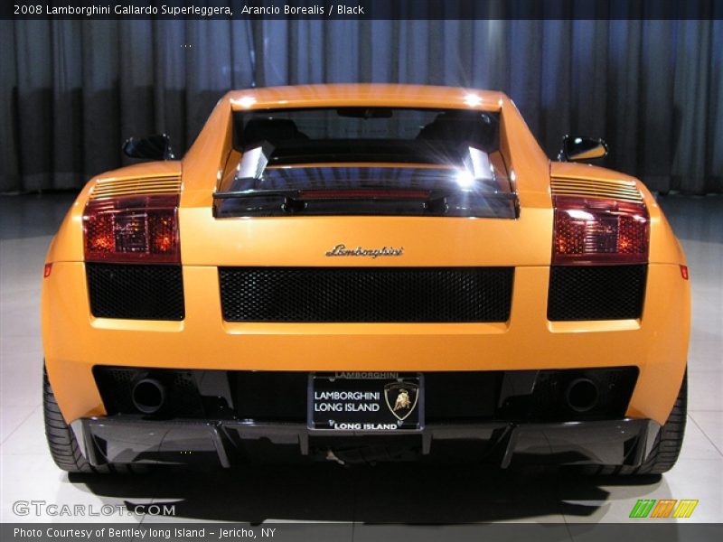 Arancio Borealis / Black 2008 Lamborghini Gallardo Superleggera