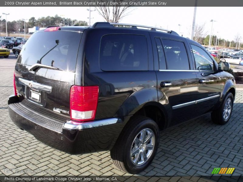 Brilliant Black Crystal Pearl / Dark Slate Gray/Light Slate Gray 2009 Chrysler Aspen Limited