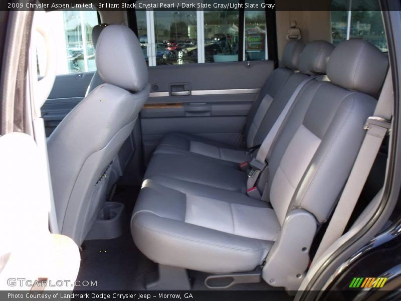 Brilliant Black Crystal Pearl / Dark Slate Gray/Light Slate Gray 2009 Chrysler Aspen Limited