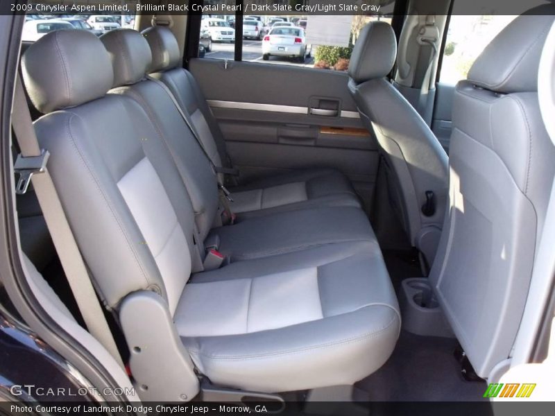 Brilliant Black Crystal Pearl / Dark Slate Gray/Light Slate Gray 2009 Chrysler Aspen Limited