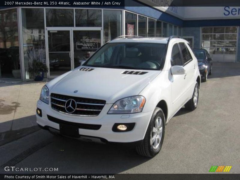 Alabaster White / Ash Grey 2007 Mercedes-Benz ML 350 4Matic
