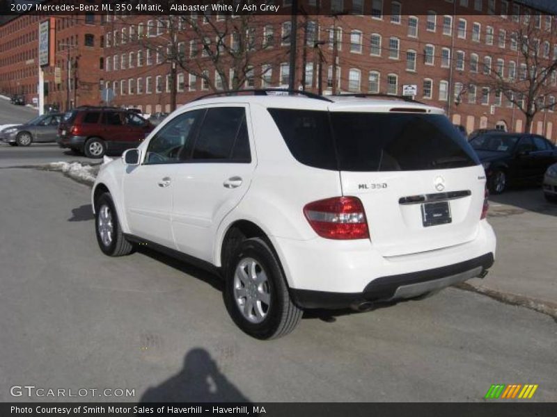 Alabaster White / Ash Grey 2007 Mercedes-Benz ML 350 4Matic