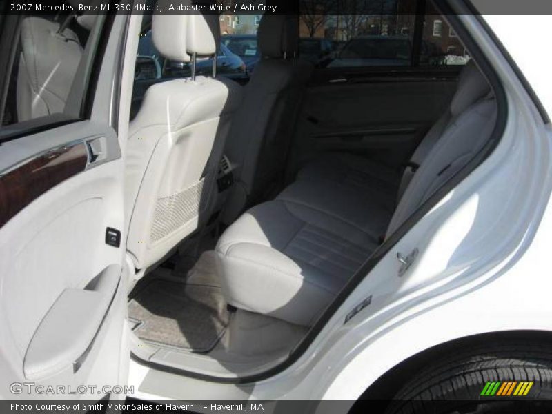Alabaster White / Ash Grey 2007 Mercedes-Benz ML 350 4Matic