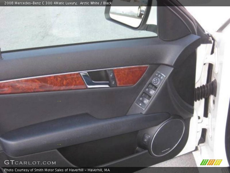 Arctic White / Black 2008 Mercedes-Benz C 300 4Matic Luxury