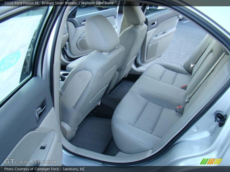 Brilliant Silver Metallic / Medium Light Stone 2010 Ford Fusion SE