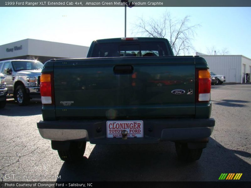 Amazon Green Metallic / Medium Graphite 1999 Ford Ranger XLT Extended Cab 4x4