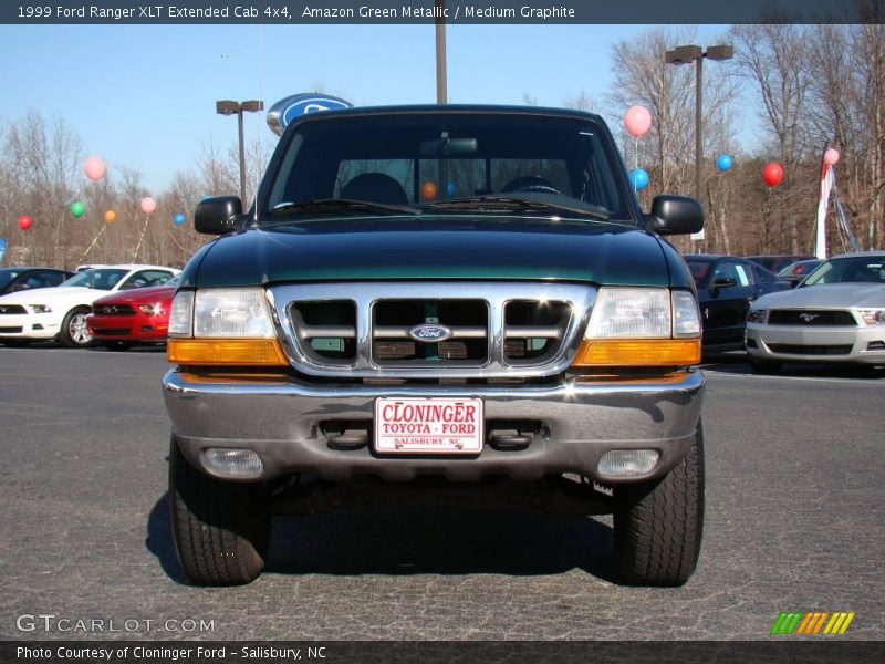Amazon Green Metallic / Medium Graphite 1999 Ford Ranger XLT Extended Cab 4x4