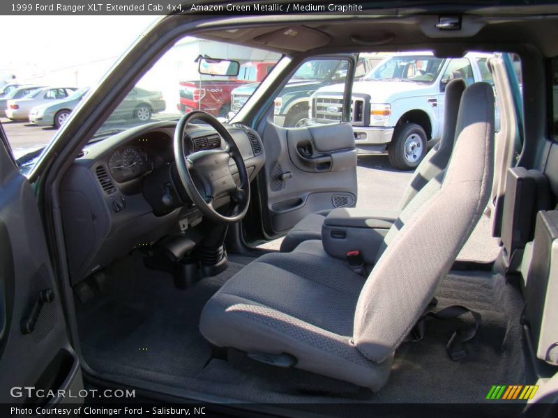 Amazon Green Metallic / Medium Graphite 1999 Ford Ranger XLT Extended Cab 4x4