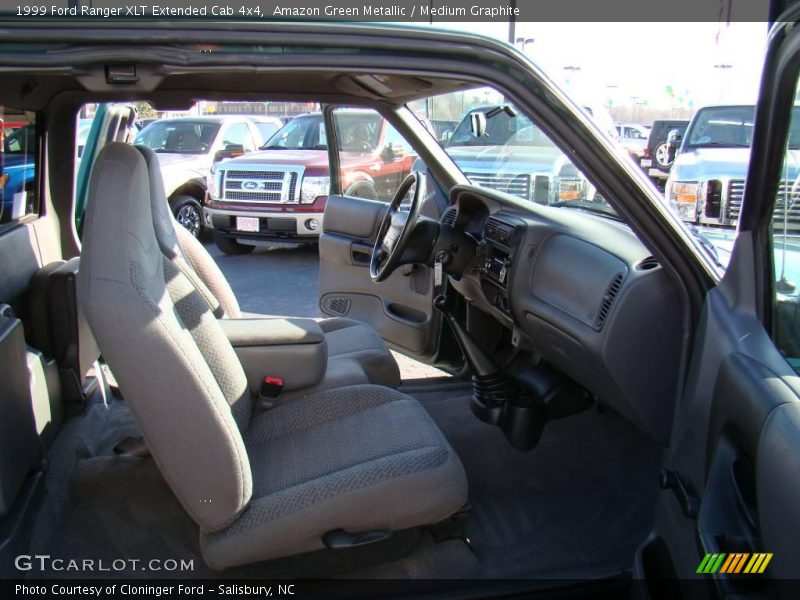 Amazon Green Metallic / Medium Graphite 1999 Ford Ranger XLT Extended Cab 4x4