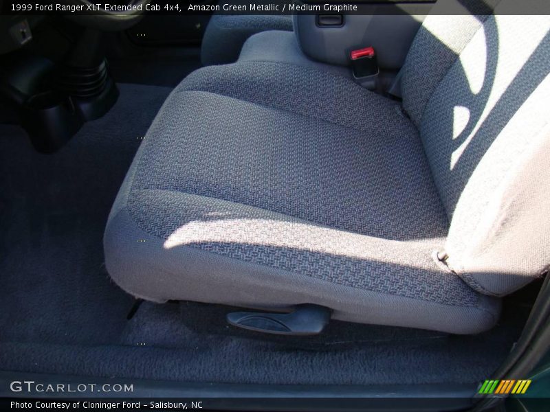 Amazon Green Metallic / Medium Graphite 1999 Ford Ranger XLT Extended Cab 4x4