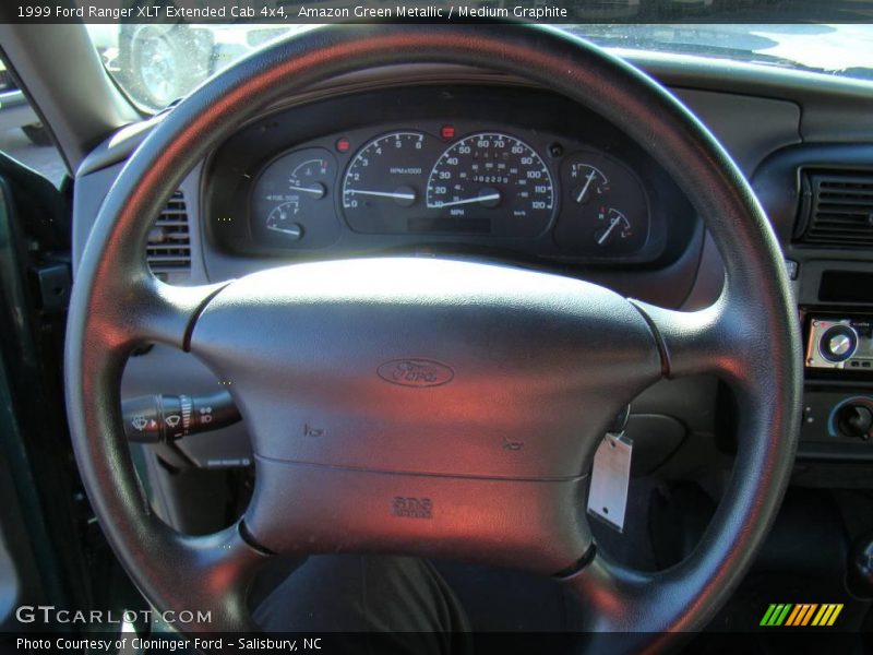 Amazon Green Metallic / Medium Graphite 1999 Ford Ranger XLT Extended Cab 4x4