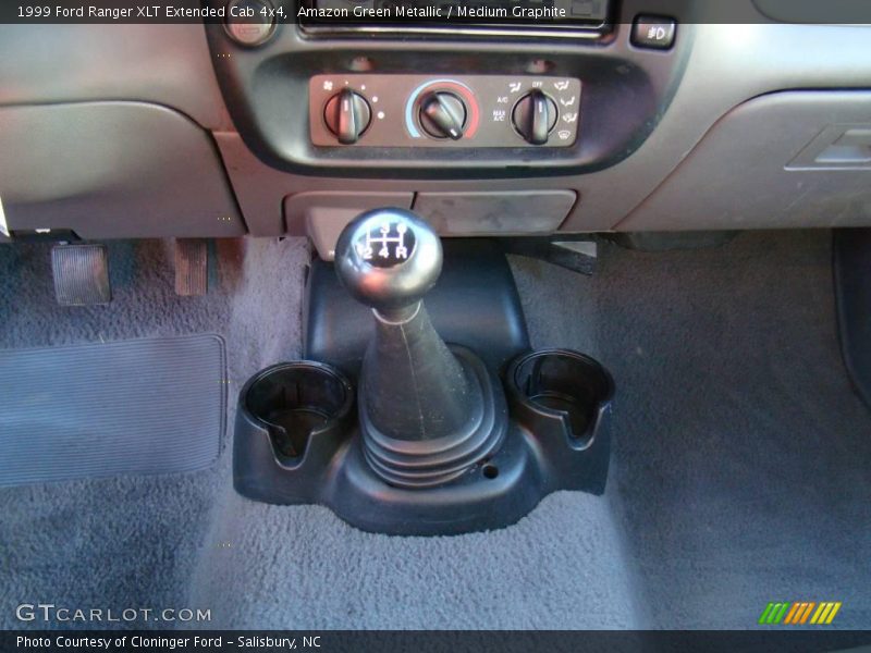 Amazon Green Metallic / Medium Graphite 1999 Ford Ranger XLT Extended Cab 4x4