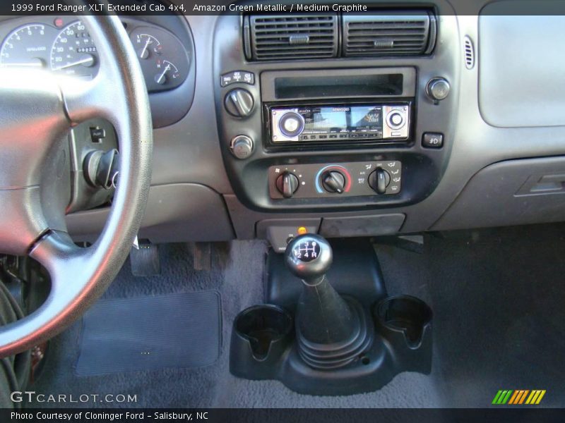 Amazon Green Metallic / Medium Graphite 1999 Ford Ranger XLT Extended Cab 4x4