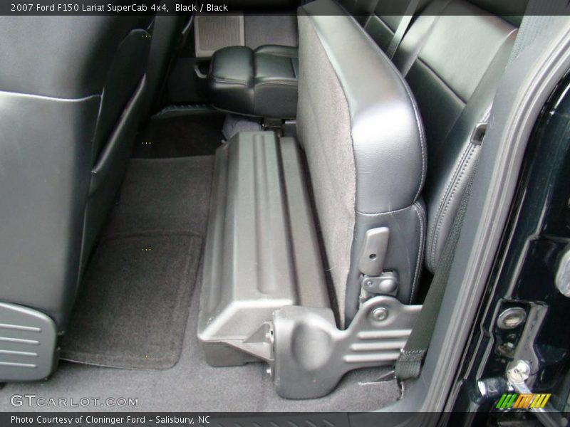 Black / Black 2007 Ford F150 Lariat SuperCab 4x4