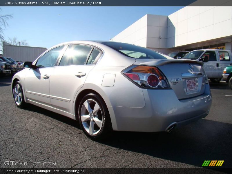 Radiant Silver Metallic / Frost 2007 Nissan Altima 3.5 SE