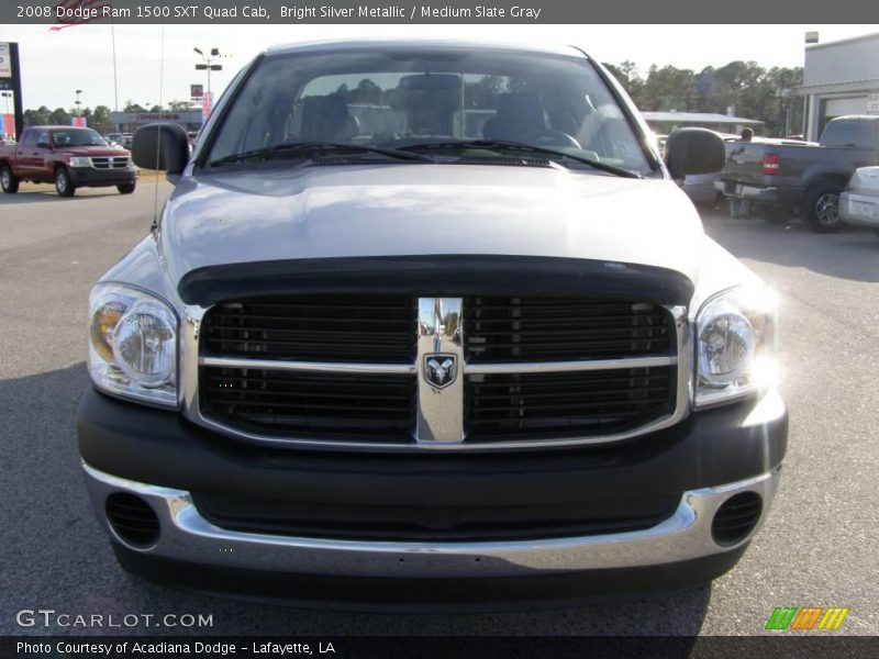 Bright Silver Metallic / Medium Slate Gray 2008 Dodge Ram 1500 SXT Quad Cab