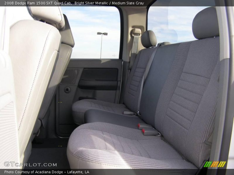 Bright Silver Metallic / Medium Slate Gray 2008 Dodge Ram 1500 SXT Quad Cab