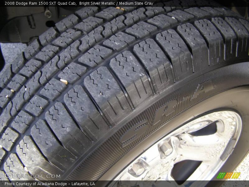 Bright Silver Metallic / Medium Slate Gray 2008 Dodge Ram 1500 SXT Quad Cab
