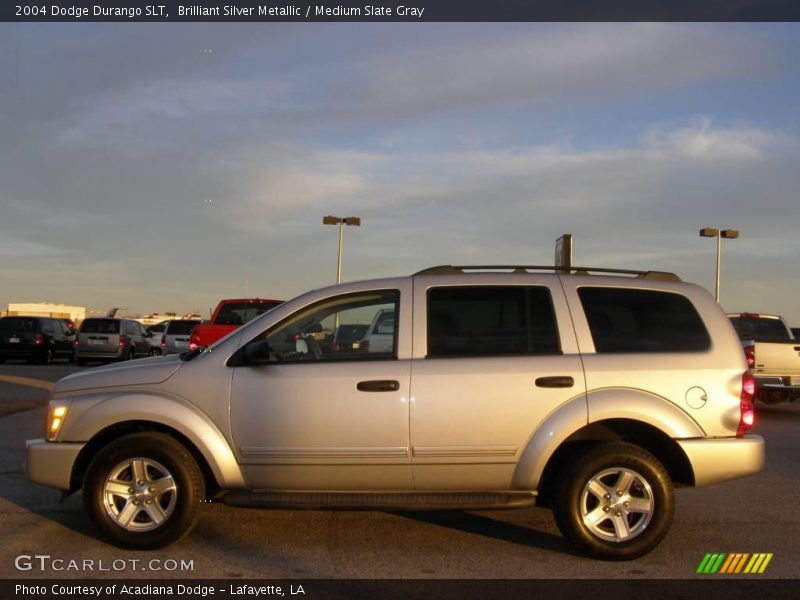 Brilliant Silver Metallic / Medium Slate Gray 2004 Dodge Durango SLT