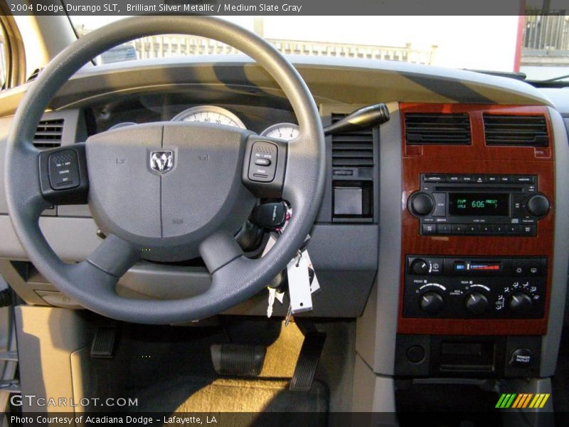 Brilliant Silver Metallic / Medium Slate Gray 2004 Dodge Durango SLT