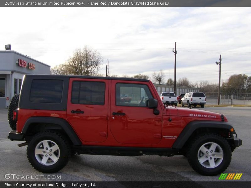 Flame Red / Dark Slate Gray/Med Slate Gray 2008 Jeep Wrangler Unlimited Rubicon 4x4