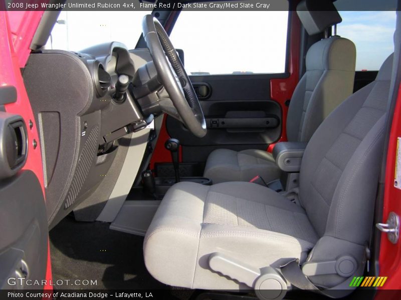 Flame Red / Dark Slate Gray/Med Slate Gray 2008 Jeep Wrangler Unlimited Rubicon 4x4