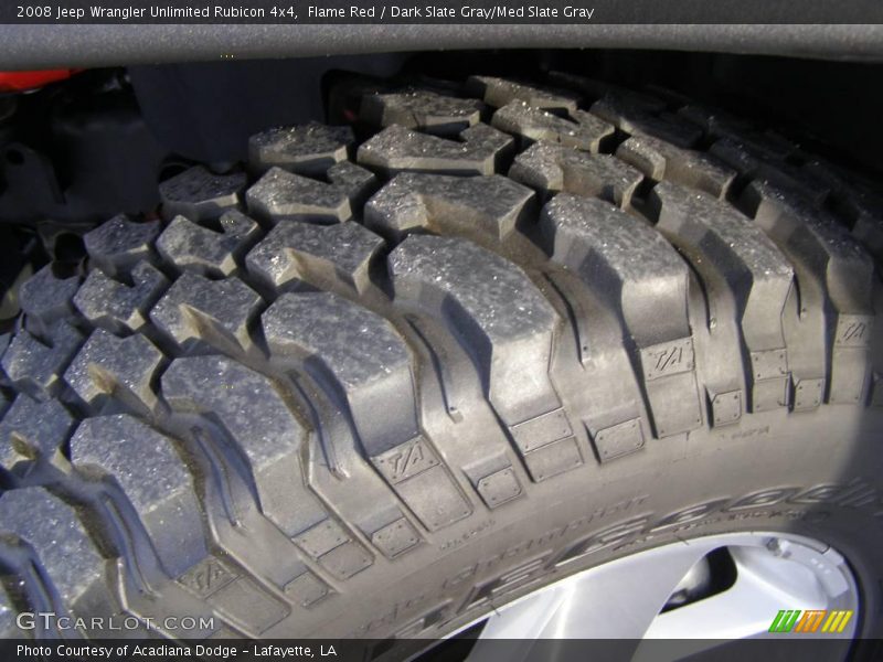 Flame Red / Dark Slate Gray/Med Slate Gray 2008 Jeep Wrangler Unlimited Rubicon 4x4