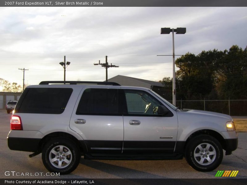 Silver Birch Metallic / Stone 2007 Ford Expedition XLT