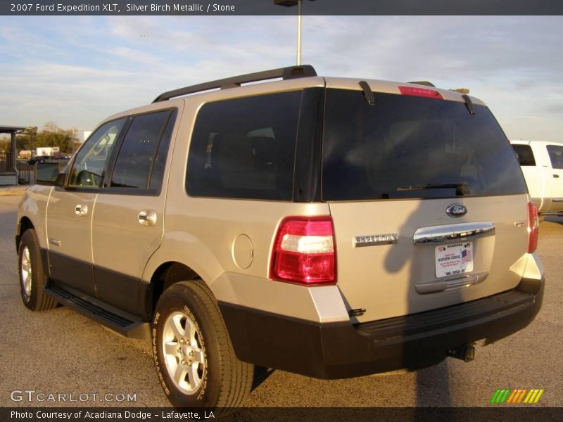 Silver Birch Metallic / Stone 2007 Ford Expedition XLT