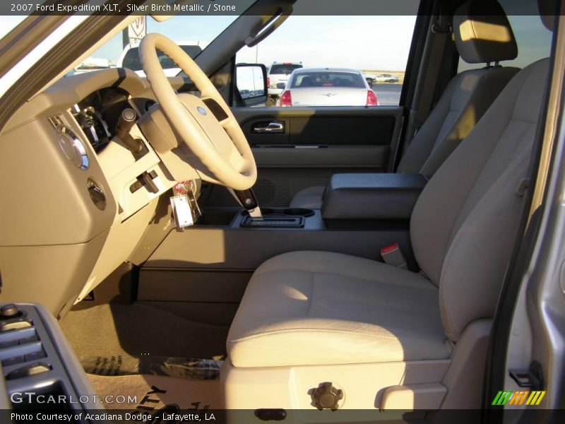 Silver Birch Metallic / Stone 2007 Ford Expedition XLT