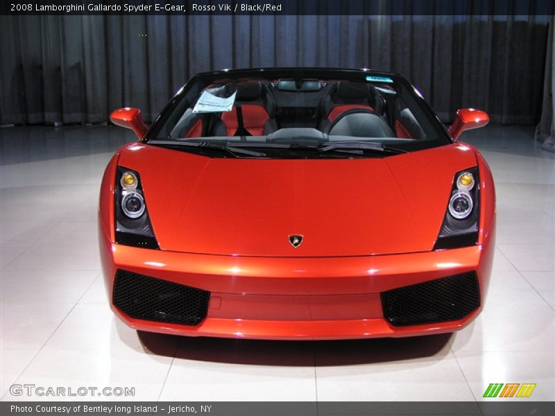 Rosso Vik / Black/Red 2008 Lamborghini Gallardo Spyder E-Gear