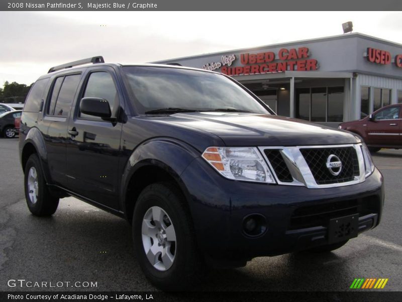 Majestic Blue / Graphite 2008 Nissan Pathfinder S