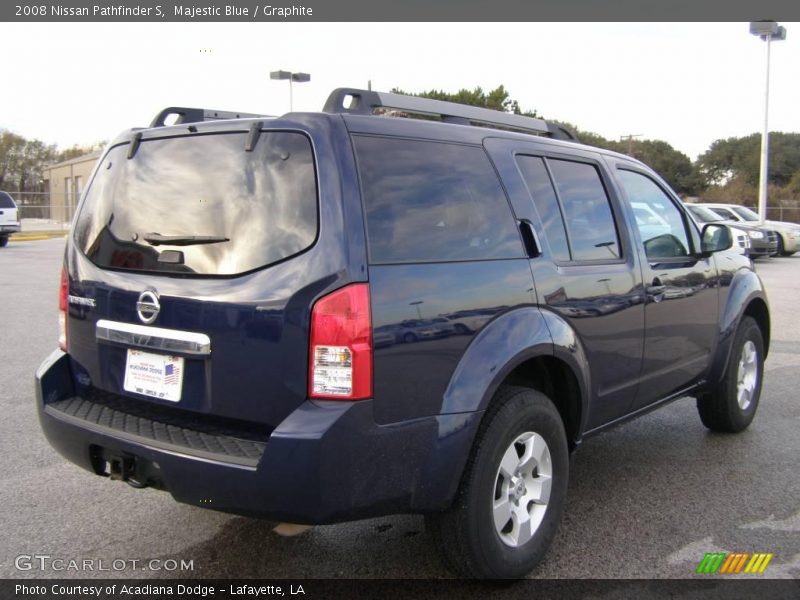 Majestic Blue / Graphite 2008 Nissan Pathfinder S