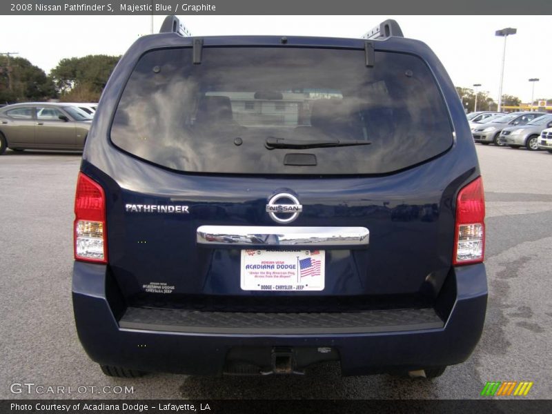 Majestic Blue / Graphite 2008 Nissan Pathfinder S