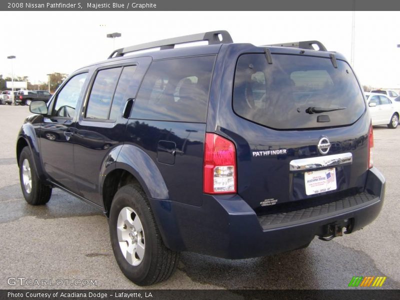 Majestic Blue / Graphite 2008 Nissan Pathfinder S