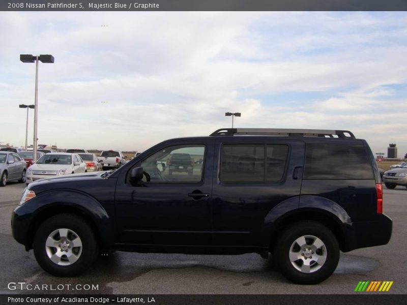 Majestic Blue / Graphite 2008 Nissan Pathfinder S