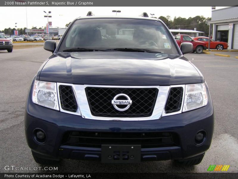 Majestic Blue / Graphite 2008 Nissan Pathfinder S